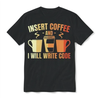 Funny Programmer Unisex T-Shirt - Black