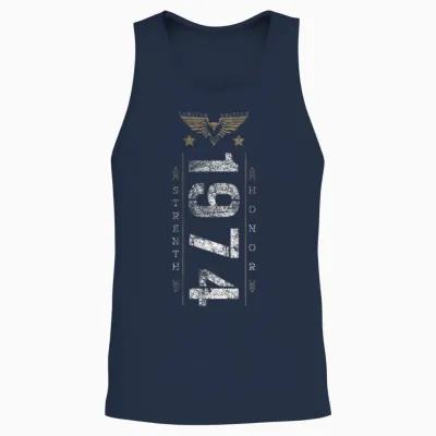 Limited Edition 1974 Strength and Honor Birthday Unisex Tank Top - Navy