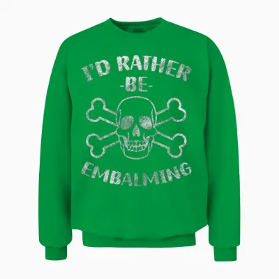 Gravedigger Profession Dark Humor Vocation Unisex Sweatshirt - Irish Green