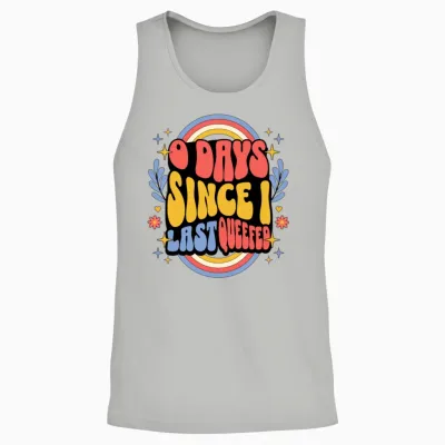 Zero Days Since I Queefed Women's Embarrassing Unisex Tank Top - Ash
