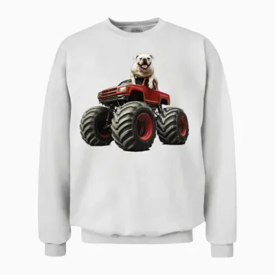 Dog Unisex Sweatshirt - White