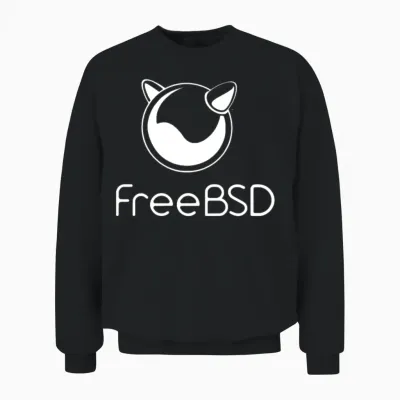 Freebsd Unisex Sweatshirt - Black