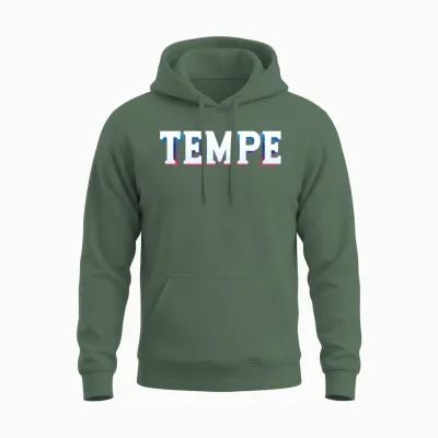 Retro - Tempe Unisex Hoodie - Military Green
