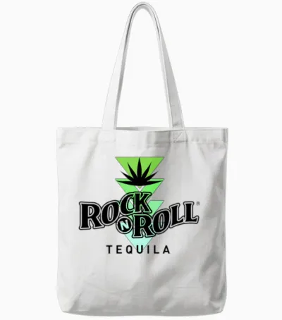 Rock N Roll Tequila Seventh Collection Tote Bags - White