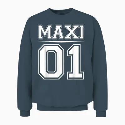 Maxi 01 Familien Outfit | Mutter Vater Kind Set Partnerlook Unisex Sweatshirt - Dark Heather
