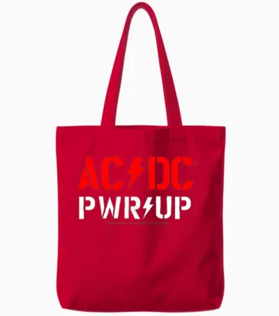 Ac/dc Pwr Up North American Tour Dates Back to 2025 Tote Bags - Red