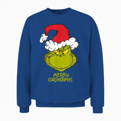 Grinch Merry Grinchmas Unisex Sweatshirt - Royal