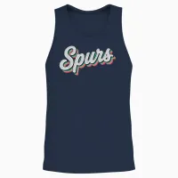 Vintage Spurs Retro Classic Gifts for Men Women Unisex Tank Top in Navy - 2