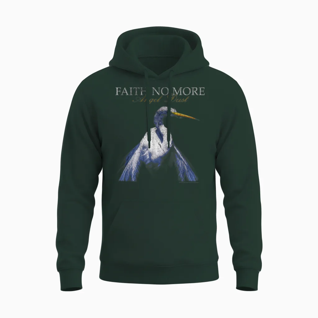 Offiziell Faith No More Angel Dust Alternative Metal Band Unisex Hoodie in Forest