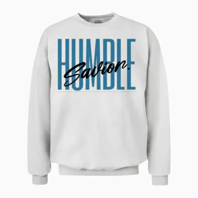 Humble Savior Unisex Sweatshirt - White