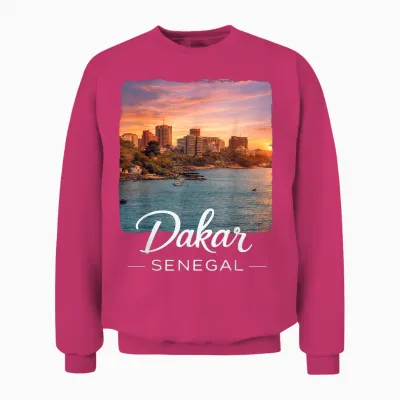 Dakar Senegal Unisex Sweatshirt - Heliconia
