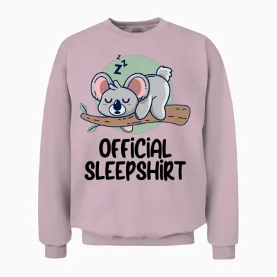 Funny Animal Shirt Funny Picture Unisex Sweatshirt - Light Pink