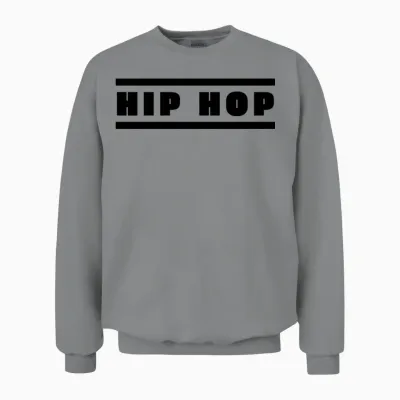 Hip Hop Unisex Sweatshirt - Sport Grey