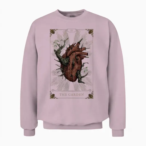 Hunt: Showdown 1896 the Garden T-Shirt, Black, S Unisex Sweatshirt - Light Pink
