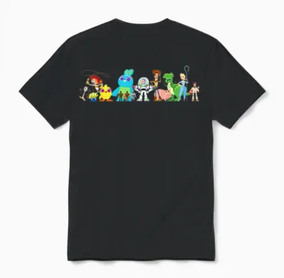 T-Shirt Du Groupe D'amis Disney Pixar Toy Story 4 Unisex T-Shirt - Black