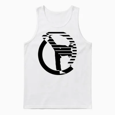 Karate Tae Kwon Do Roundhouse Kick Unisex Tank Top - White