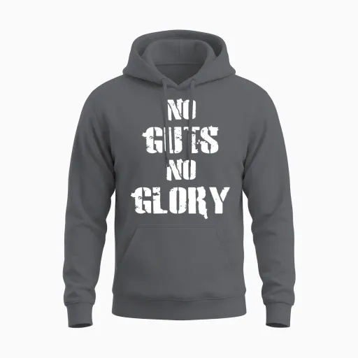 No Guts No Glory Unisex Hoodie - Charcoal