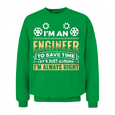Funny Engineering Engineer Unisex Sweatshirt - Irish Green