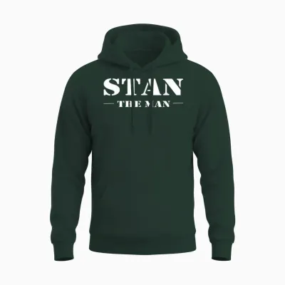 Stan the Man Geschenk Name Unisex Hoodie - Forest