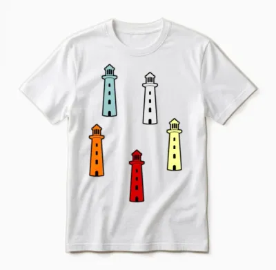 Funny Lighthouse Gift Unisex T-Shirt - White