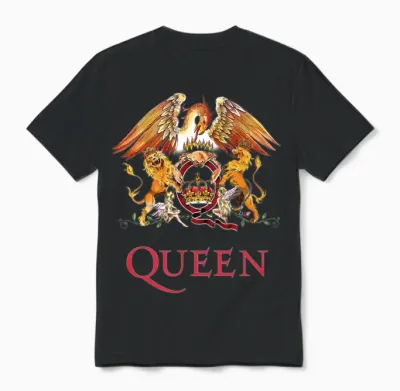 Official Queen Long Sleeve Classic Patch Unisex T-Shirt - Black
