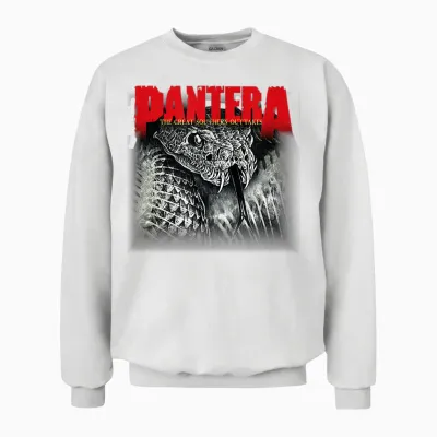 Pantera Official Great Southern Outtakes Album Snake Unisex Sweatshirt - White