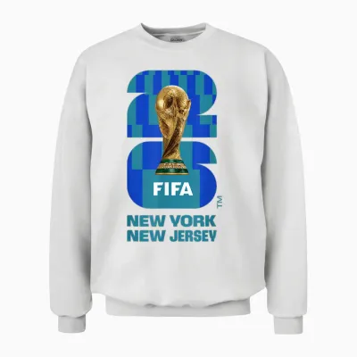 Fifa World Cup Trophäe 26 New York New Jersey Farbe Unisex Sweatshirt - White