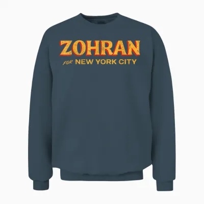 Zohran Mamdani Unisex Sweatshirt - Dark Heather
