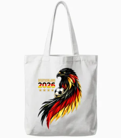 Deutschland 2026 Adler Tote Bags - White
