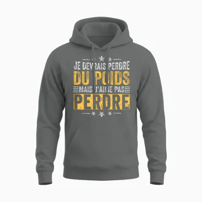 I Should Lose Weight but Humor Diet Funny Diet Unisex Hoodie - Graphite Heather