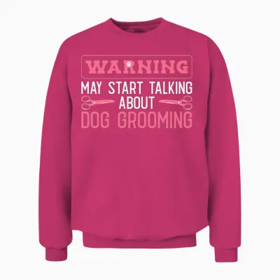 Dog Groomer Dog Grooming Unisex Sweatshirt - Heliconia