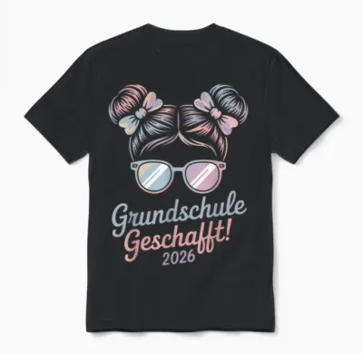 Abschluss Grundschule 2026 Grundschule Abschied Abgänger Unisex T-Shirt - Black
