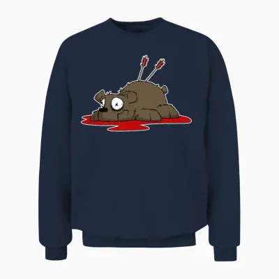 Funny Archery Sticker and Shirt Kilboe Comic Unisex Sweatshirt - Navy