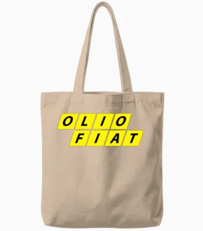 Olio Fiat Tote Bags - Natural
