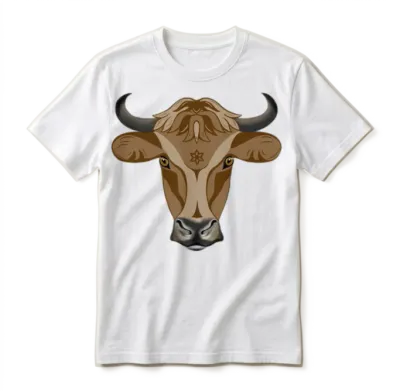 Bull Head 2 Unisex T-Shirt - White