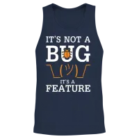 Funny Programmer Coder Software Engineer Funny Unisex Tank Top - Navy – 2