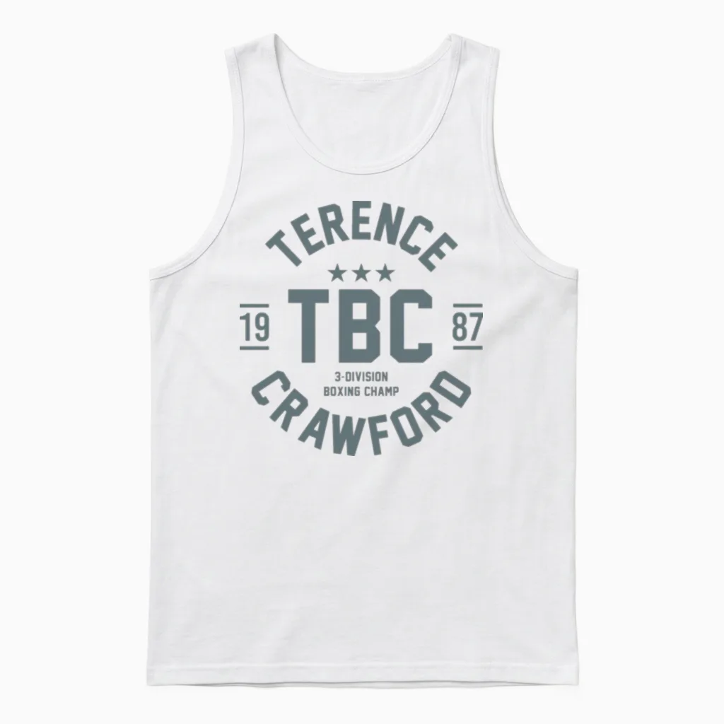 Tbc Terence Crawford Unisex Tank Top in White