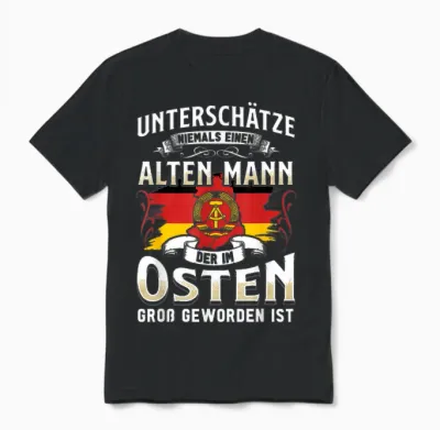 Ossi Gift Men Women East Germany Nva East Gdr Unisex T-Shirt - Black