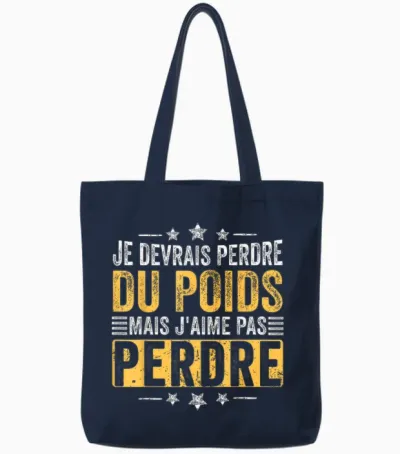 I Should Lose Weight but Humor Diet Funny Diet Tote Bags - Navy