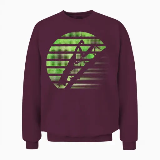 Retro Praying Mantis Biologist Unisex Sweatshirt in Maroon