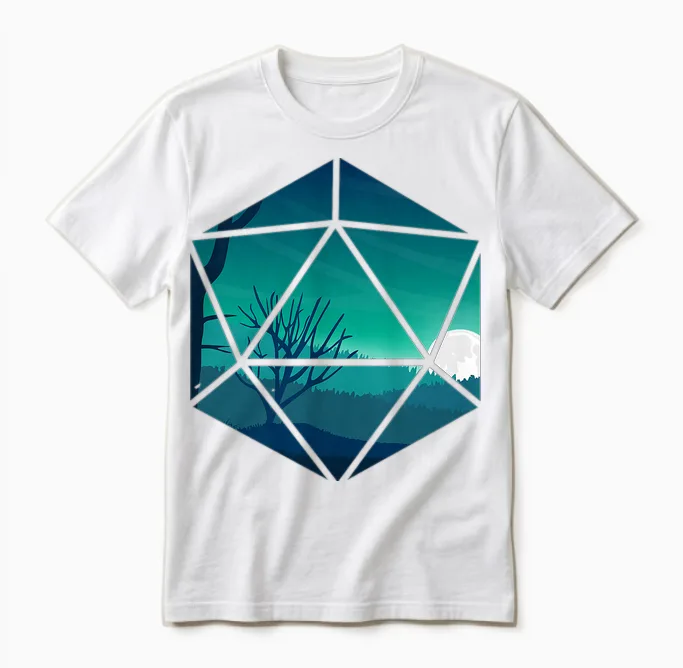 Fantasy Rpg Games Brettspiele Würfel Pen and Paper Unisex T-Shirt in White