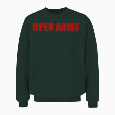 Open Arms Unisex Sweatshirt - Forest