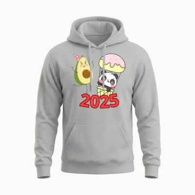 Avacoda New Year's Day 2025 Unisex Hoodie - Ash