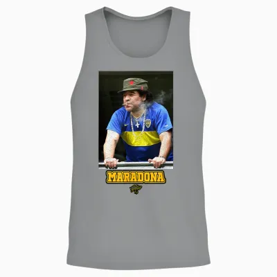 Maradona Boca Che Unisex Tank Top - Sport Grey