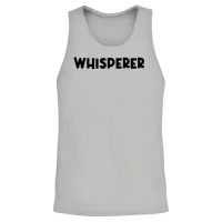 A Funny Whisperer Unisex Tank Top - Ash – 2