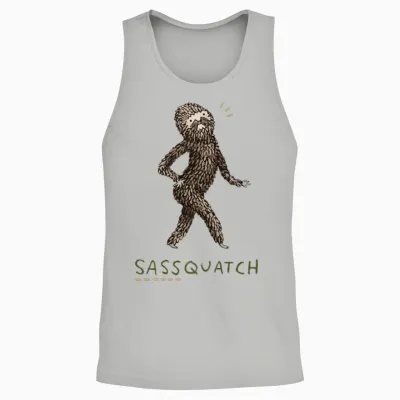 Sassquatch Unisex Tank Top - Ash