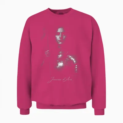 Jeanne D'arc Guerrier Médiéval Héros Français Unisex Sweatshirt - Heliconia