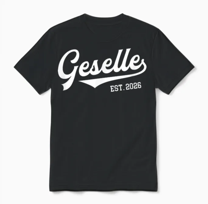 Geselle Est. 2026 Exam Craft Training Passed Unisex T-Shirt in Black