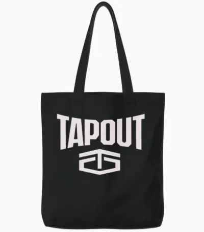 Tapout Logo New Tote Bags - Black