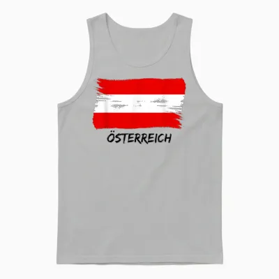 österreichische Flagge österreich Team Fan Trikot Unisex Tank Top - Ash